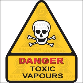  Danger - Toxic vapours 